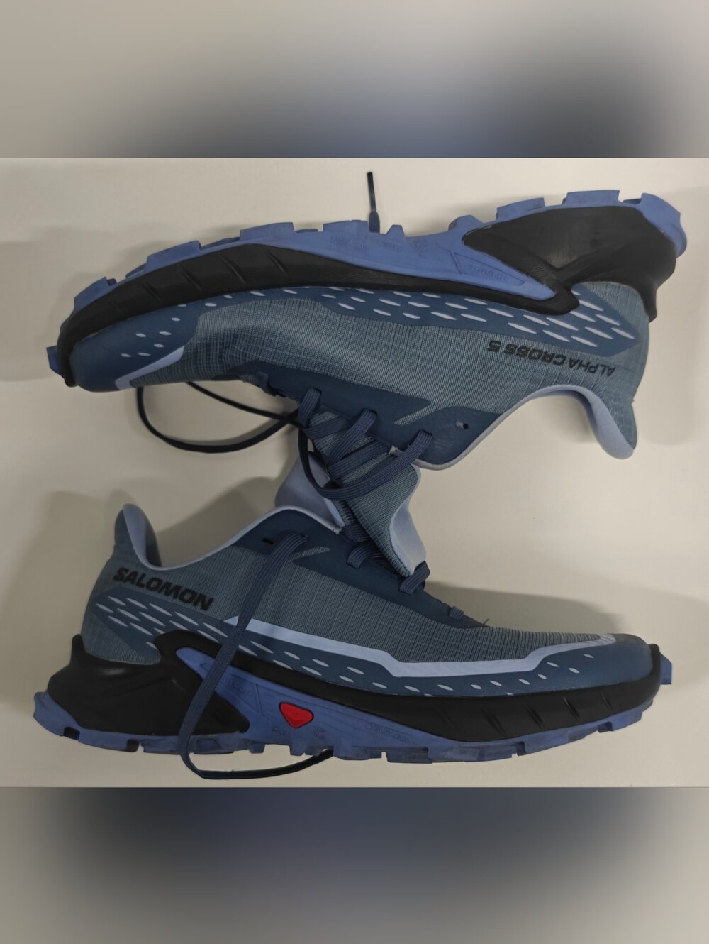 Salomon Alphacross 5 Women’s Trail Running Shoes Bering Sea/Carbon/Blue Heron